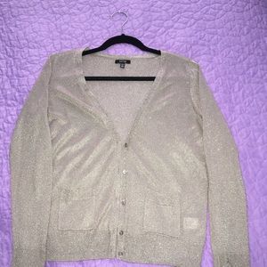 Metallic Gold Cardigan